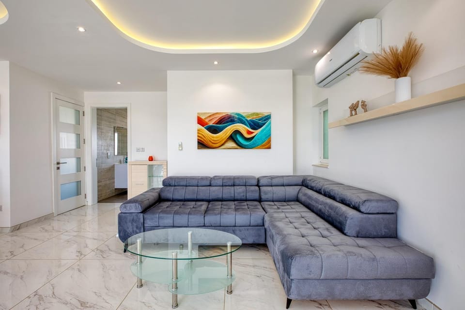 Living room, air conditioner