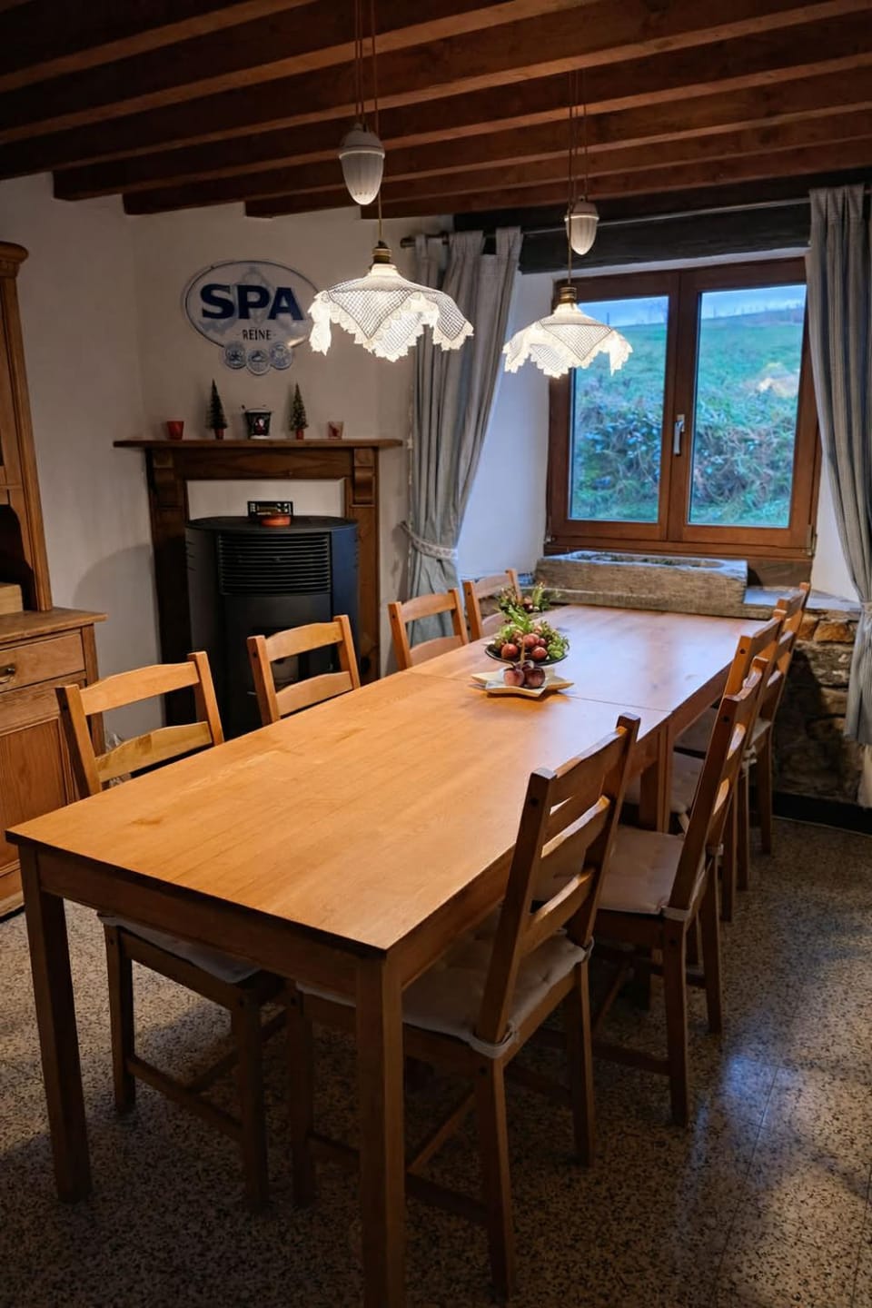 Dining area, Garden view