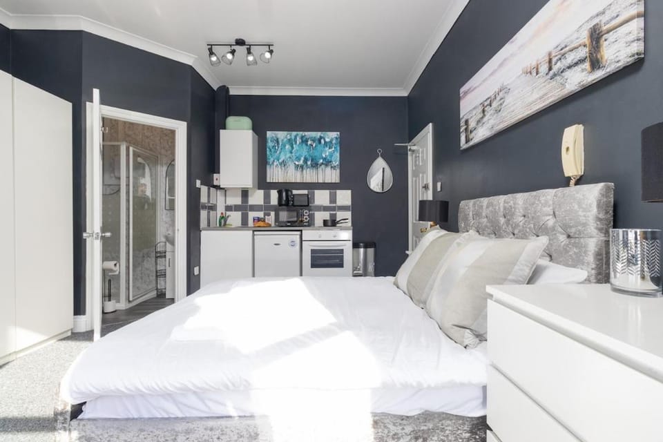 Bed, Kitchen or kitchenette, Photo of the whole room, Bedroom, oven