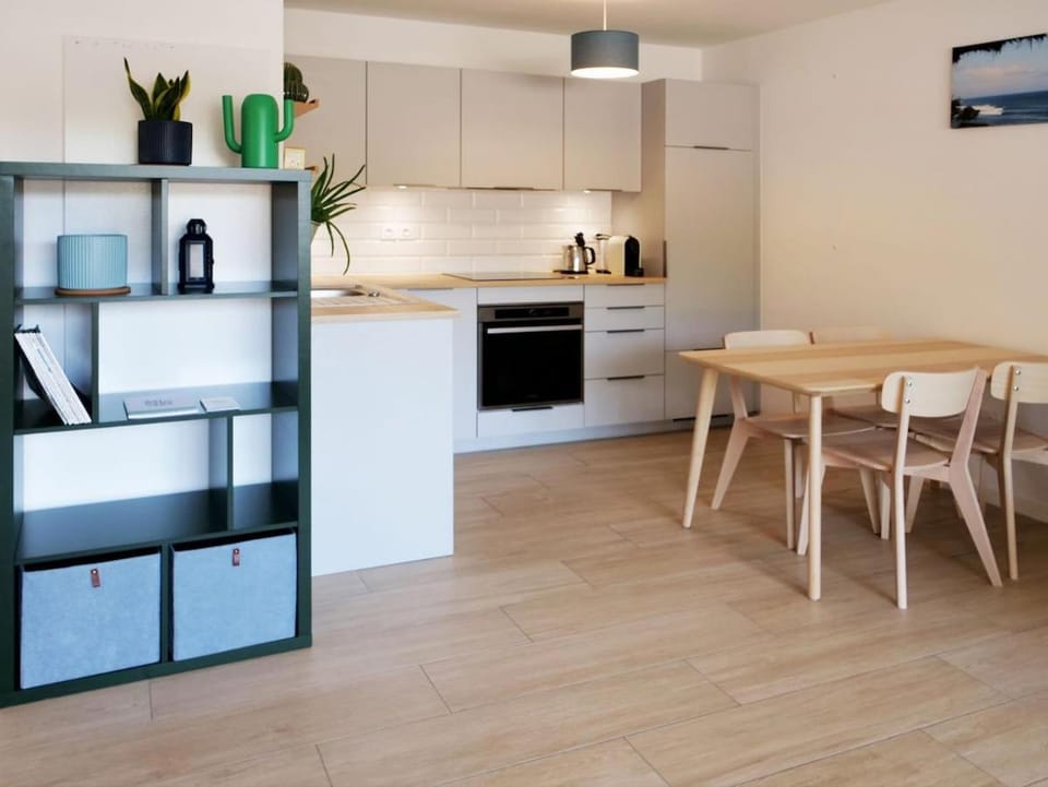 Kitchen or kitchenette, Dining area, oven, stove