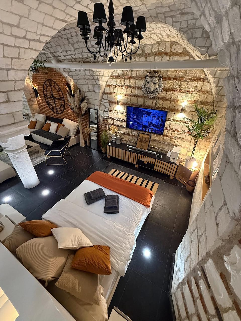 Living room, Seating area, Bedroom