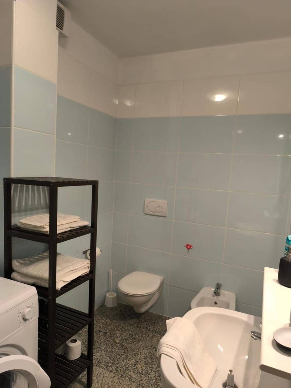 Toilet, Bathroom, bidet, towels