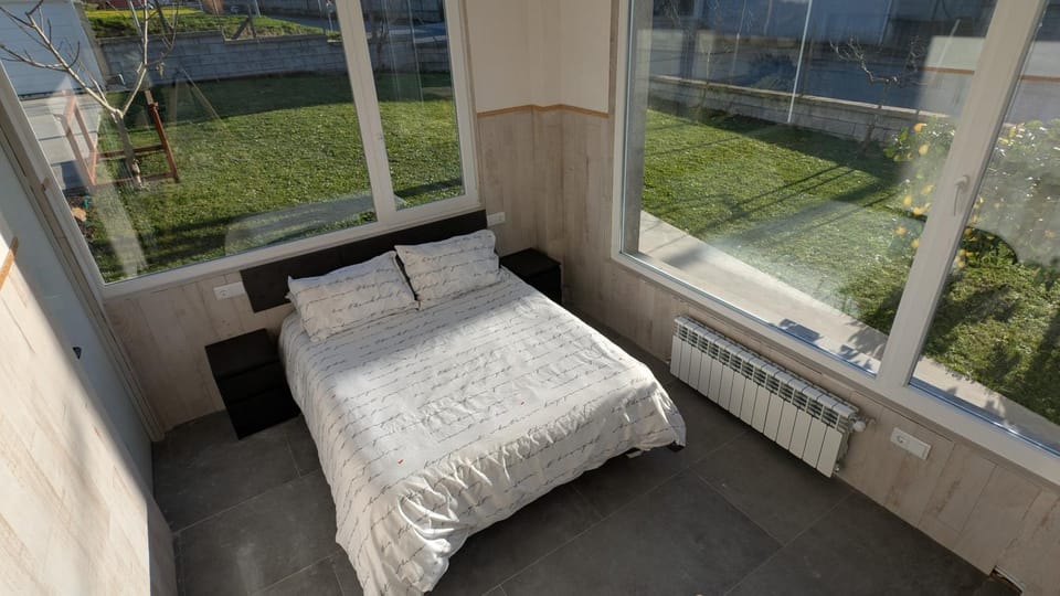 Bed, Garden, Bedroom, Garden view