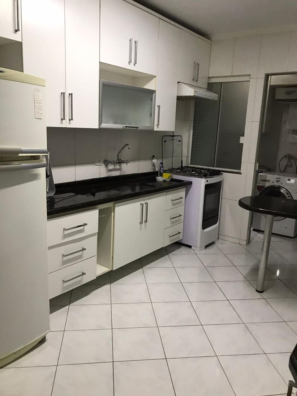 Kitchen or kitchenette, oven