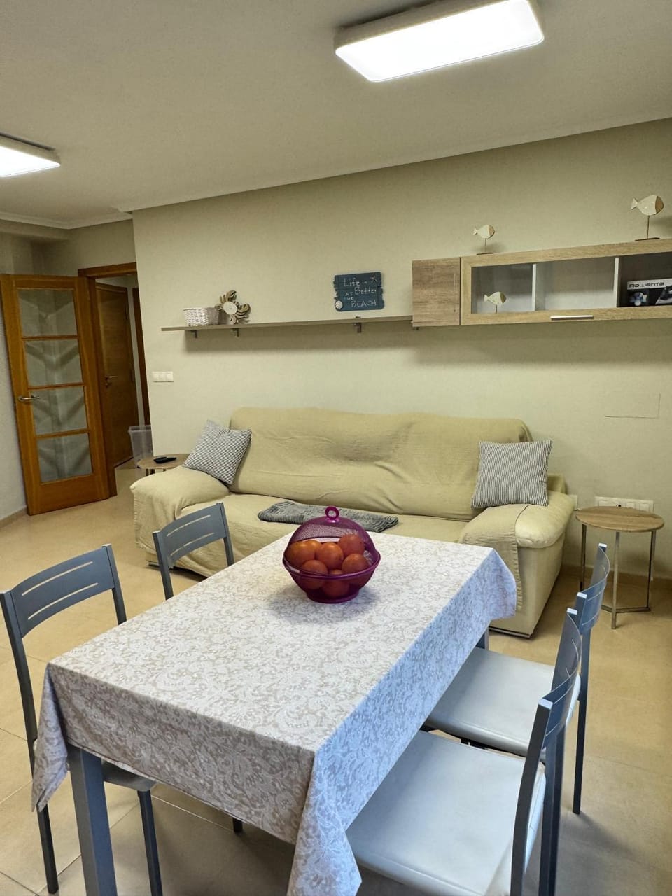 Living room, Seating area, Dining area