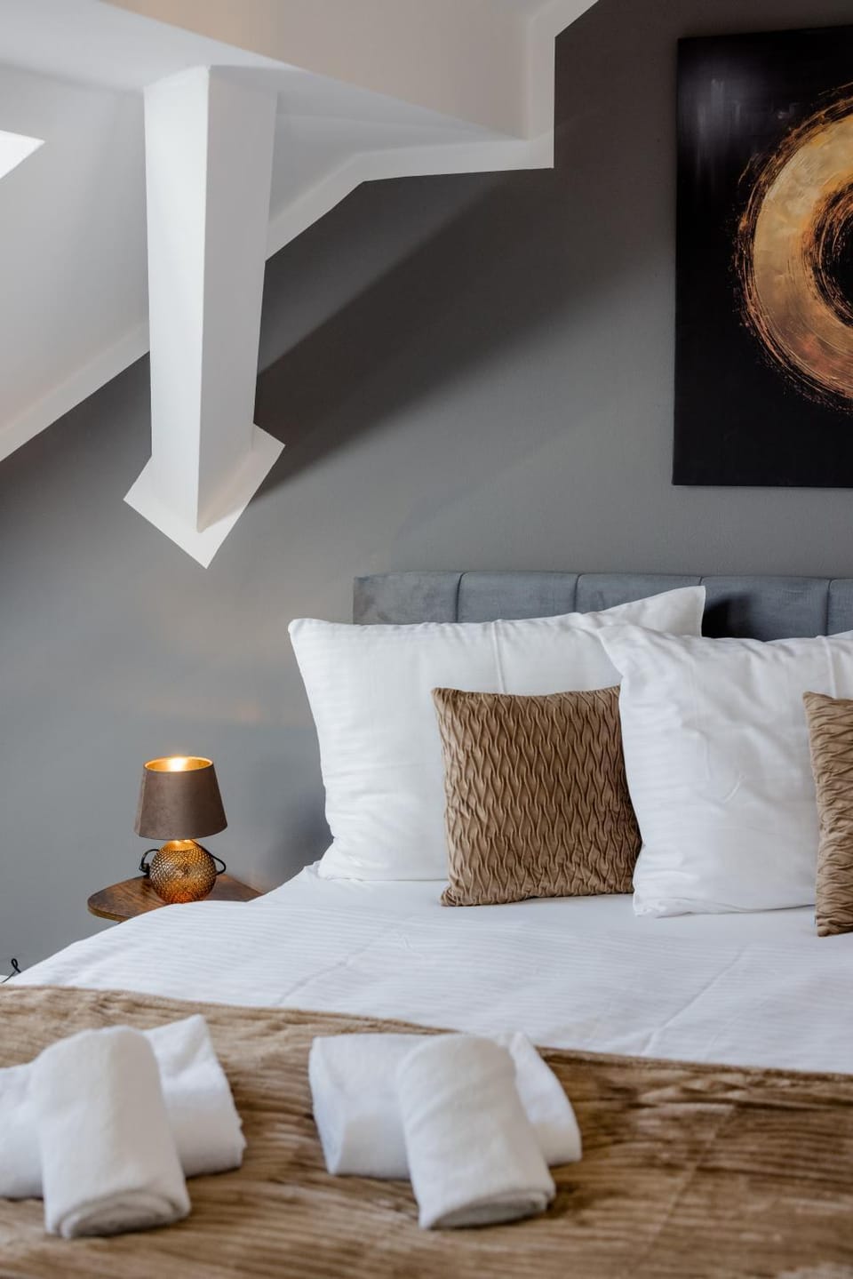 Bed, Decorative detail, Bedroom