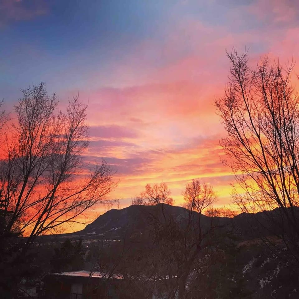 Hillside Perfection Pet-Friendly Fire Pit & BBQ House in Colorado Springs