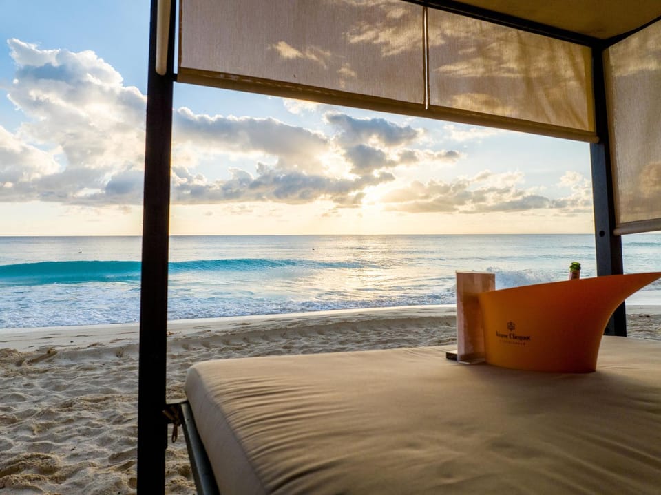 Beach, sunbed