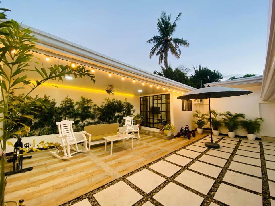 Patio, Garden view, sunbed