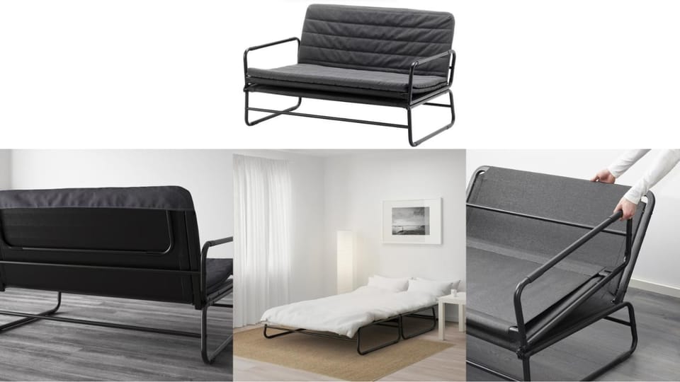 Bed, Seating area
