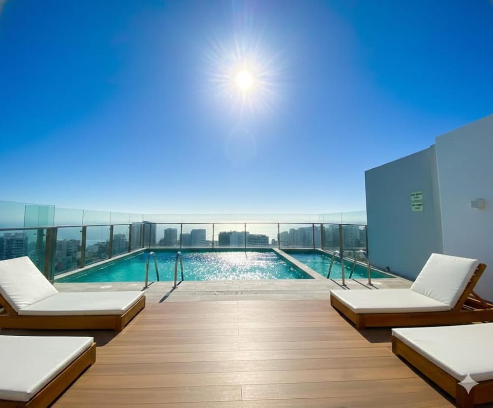 Natural landscape, Balcony/Terrace, Pool view, Swimming pool