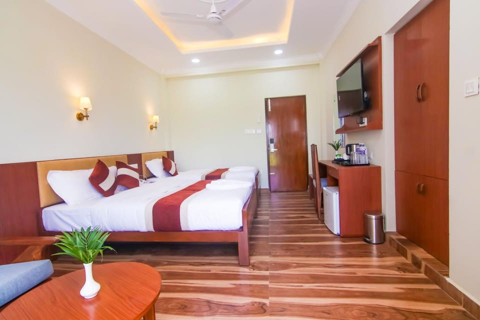 Bed, TV and multimedia, Coffee/tea facilities, Seating area, Bedroom