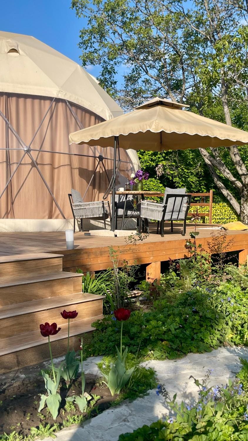 Spring, Day, Garden, Garden view