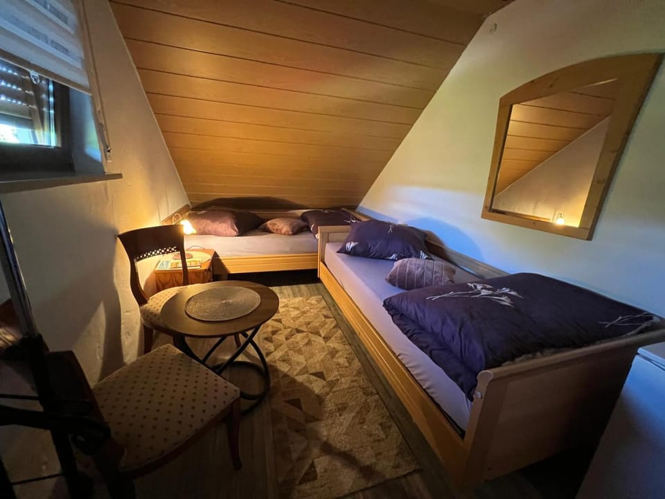 Photo of the whole room, Bedroom