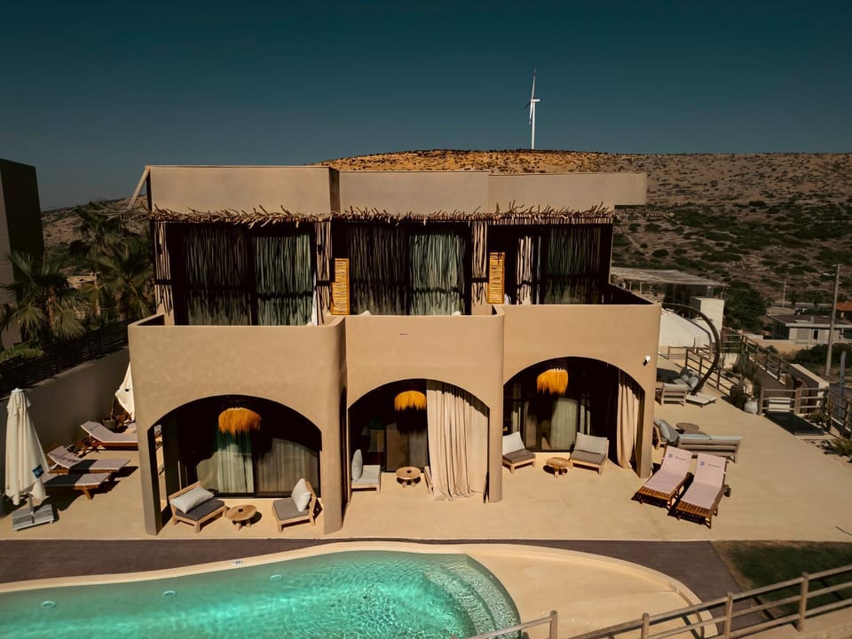 Property building, Patio, Day, Natural landscape, View (from property/room), Balcony/Terrace, Pool view, Swimming pool, sunbed