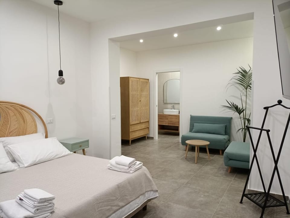 Bed, Photo of the whole room, Bedroom, towels, wardrobe