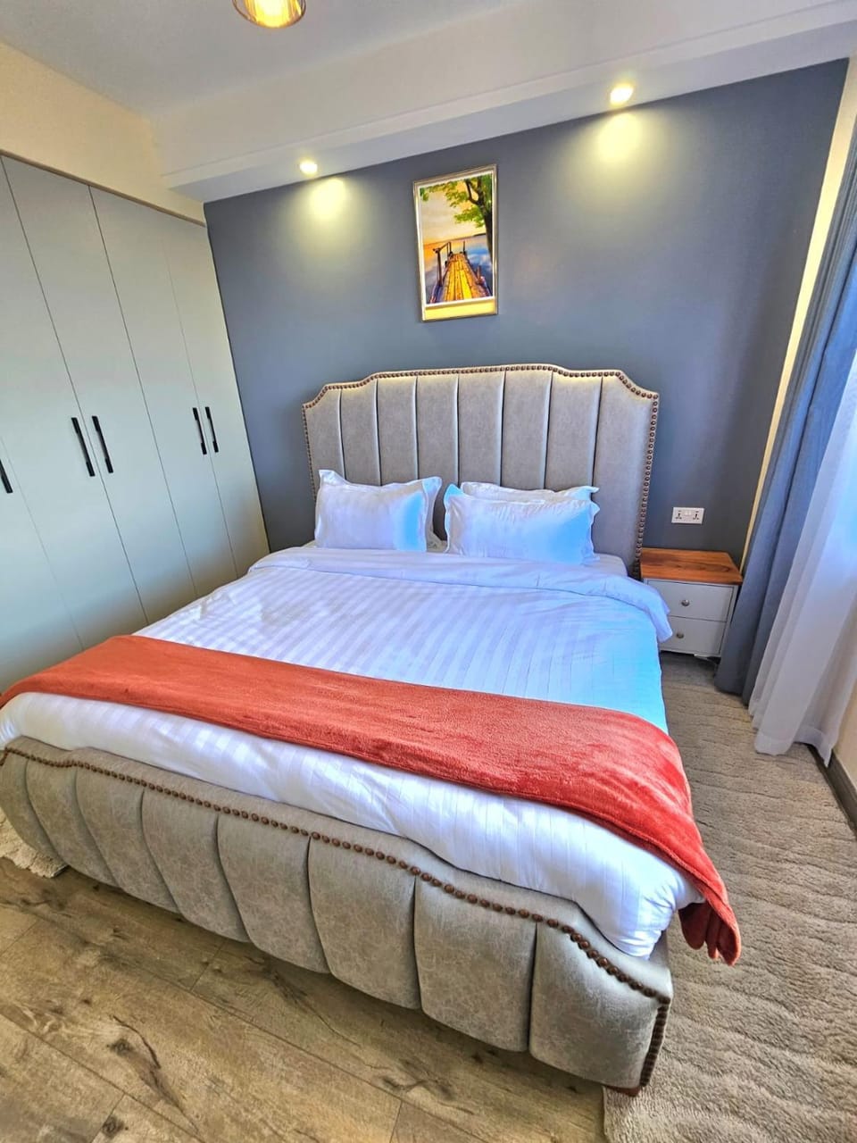 The comfort executive loft apartment with amazin breathtaking city views ,heated swimming pool,gym and rooftop chill spot with offers breathtaking city views ,private ample parking space with designated child playground area Apartment in Nairobi
