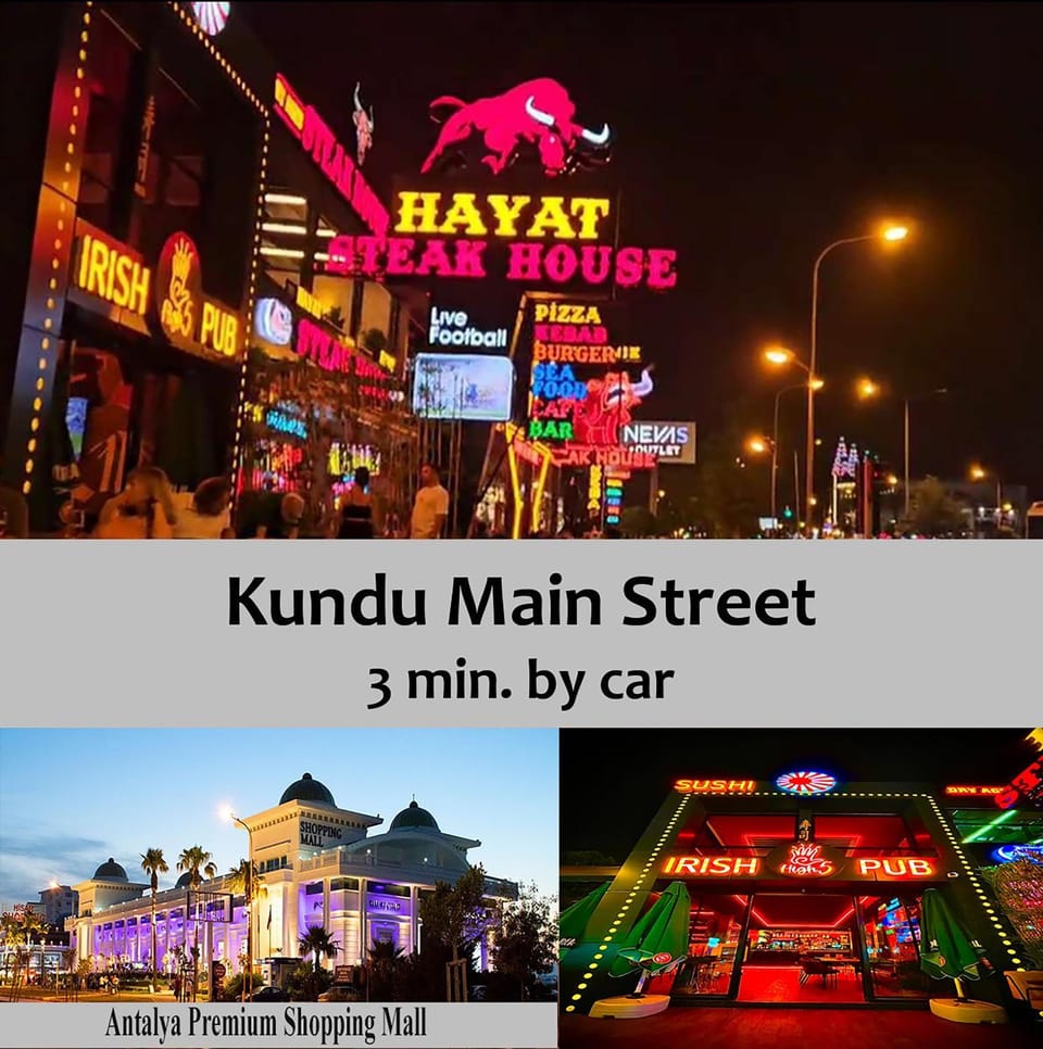 Restaurant/places to eat, Activities, Evening entertainment, Shopping Area