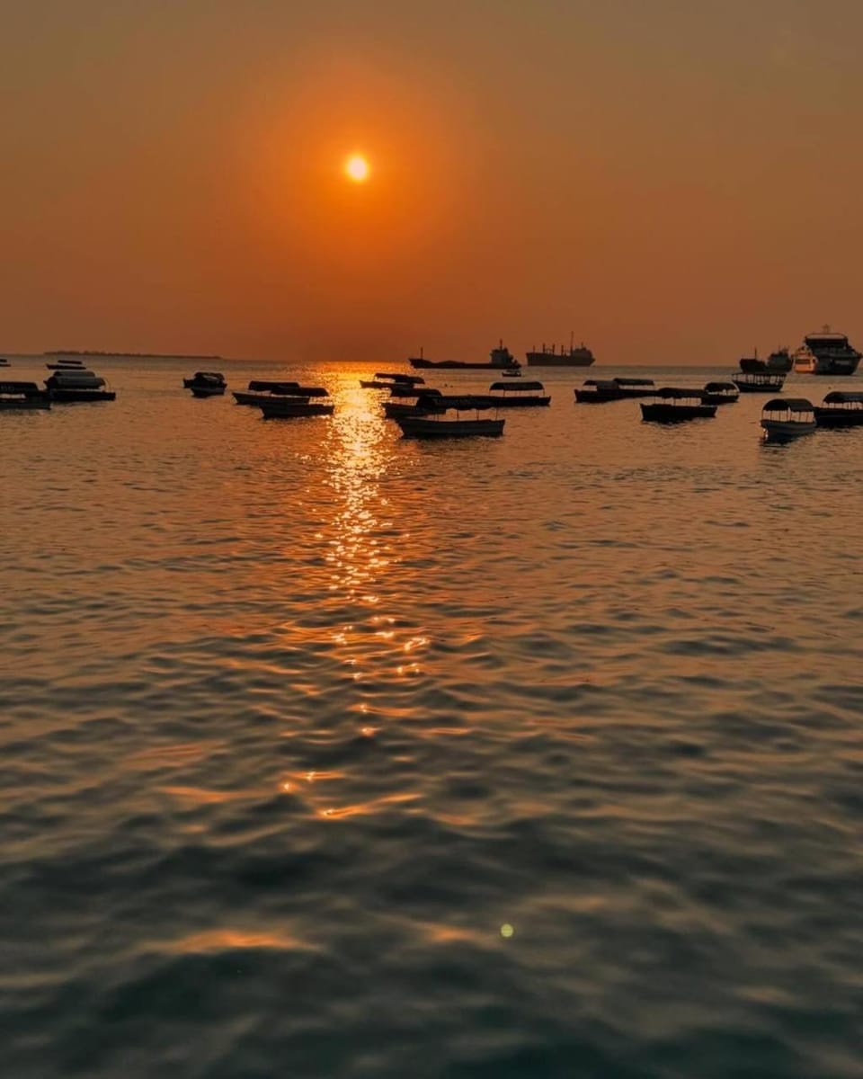 Natural landscape, Sunset