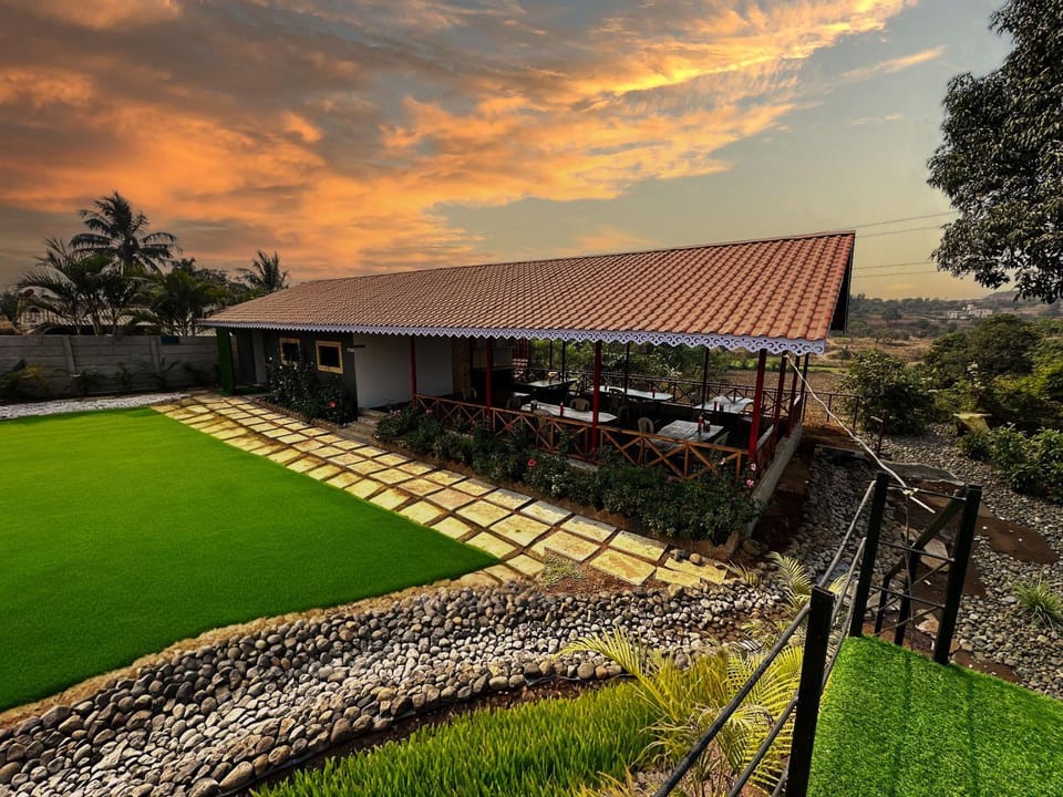 Spring, Day, Natural landscape, Garden view, Sunset