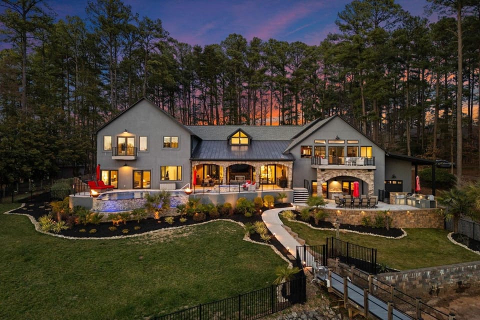 Property building, Night, Natural landscape
