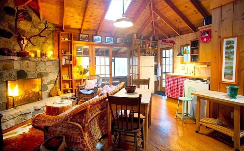 Unique Cabin Vacation Rental for Large Groups on the coast of Lake Michigan near Saugatuck, Michigan Cabin in Michigan
