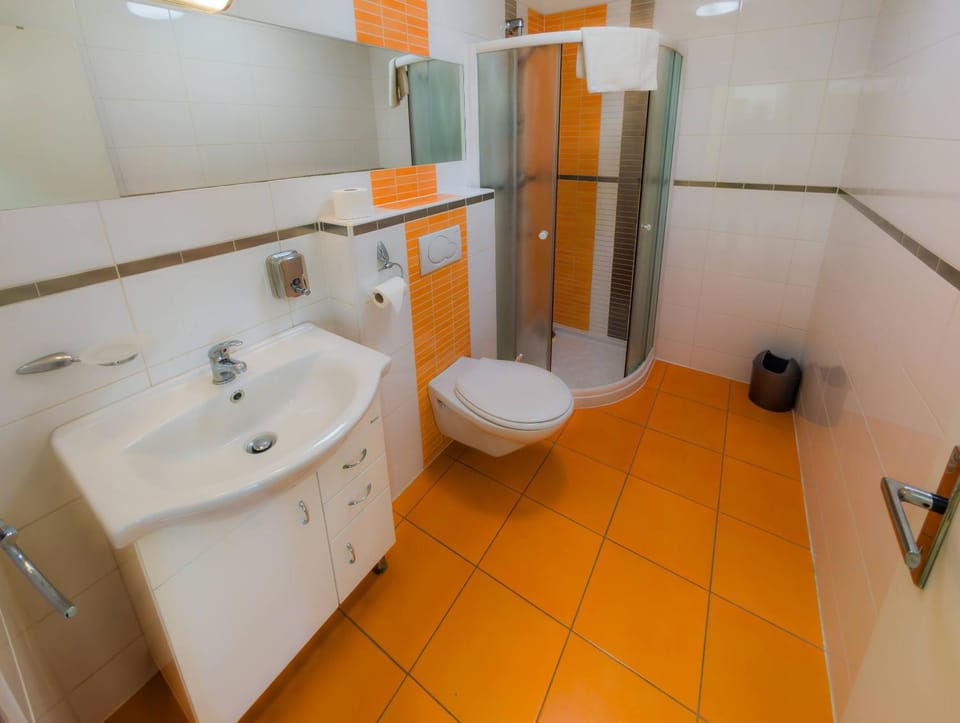 Shower, Toilet, Bathroom, towels