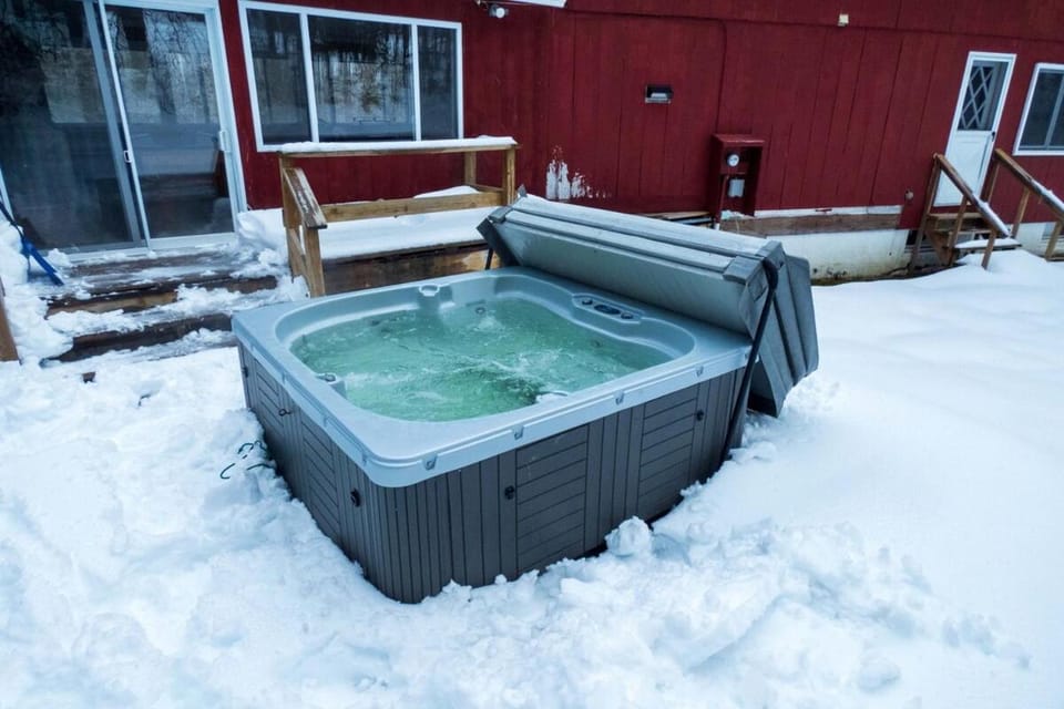 Natural landscape, Winter, Hot Tub