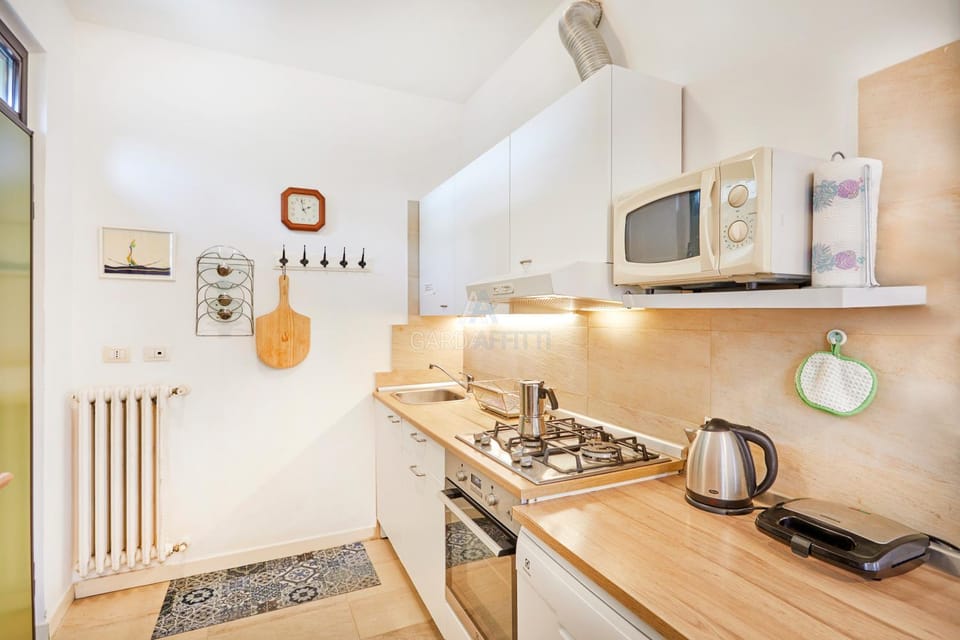 Kitchen or kitchenette, toaster