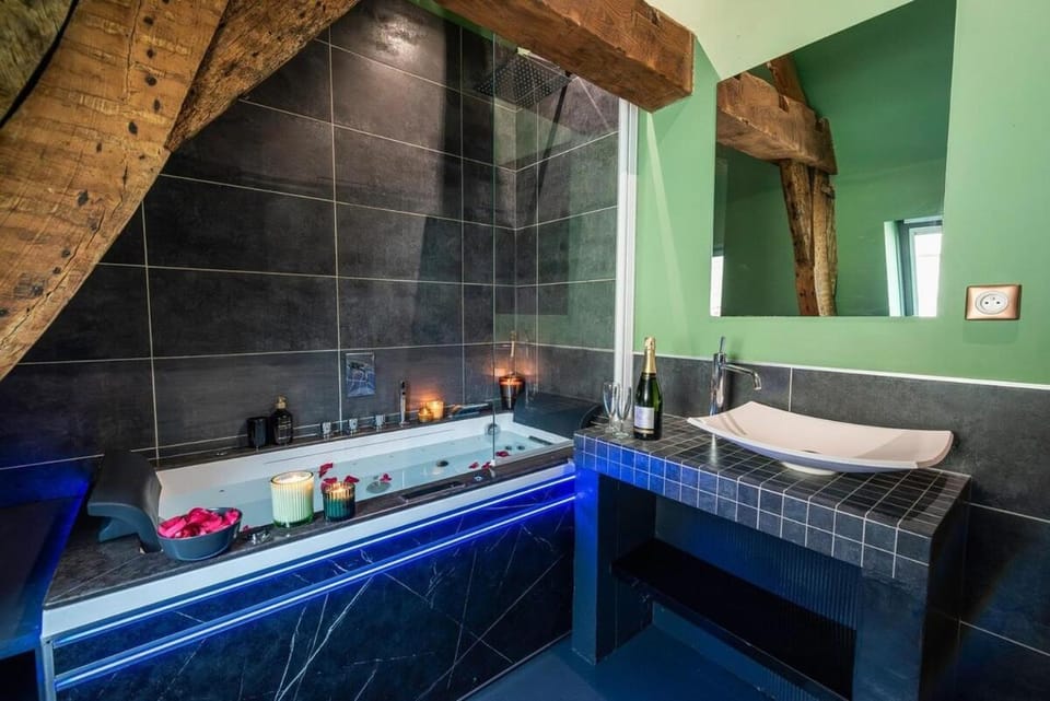 Duplex Rue Royale, rooftop, balnéo spa Apartment in Lille