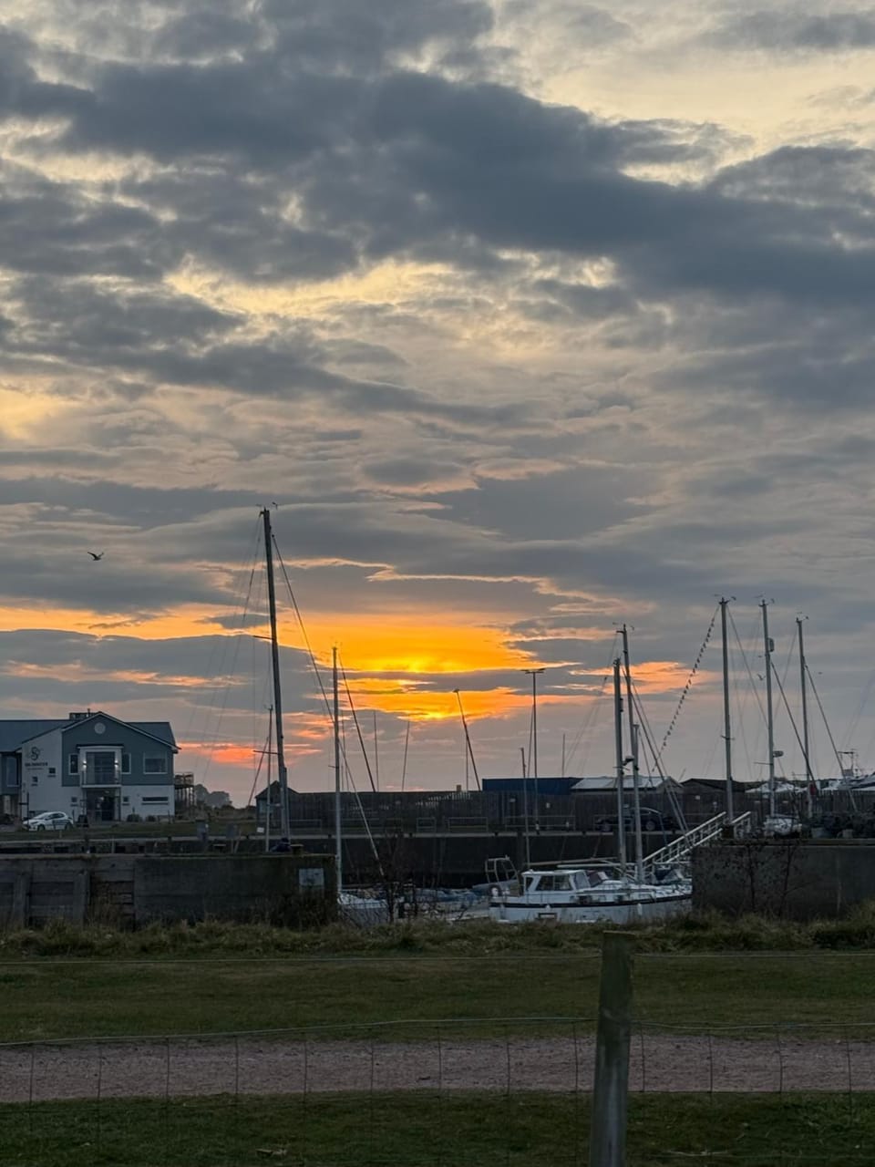 Natural landscape, Sea view, Sunset