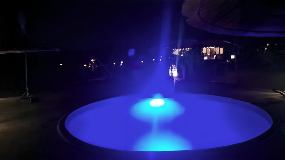 Night, Swimming pool