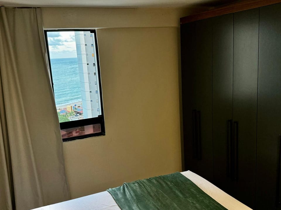 View (from property/room), Bedroom, Sea view, wardrobe