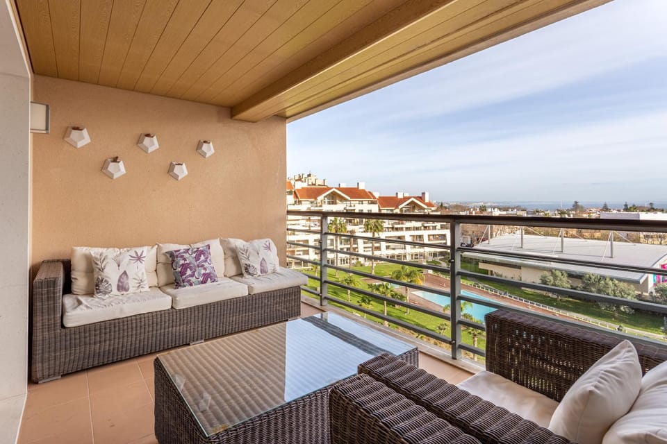 View (from property/room), Balcony/Terrace, Balcony/Terrace, Pool view, Sea view