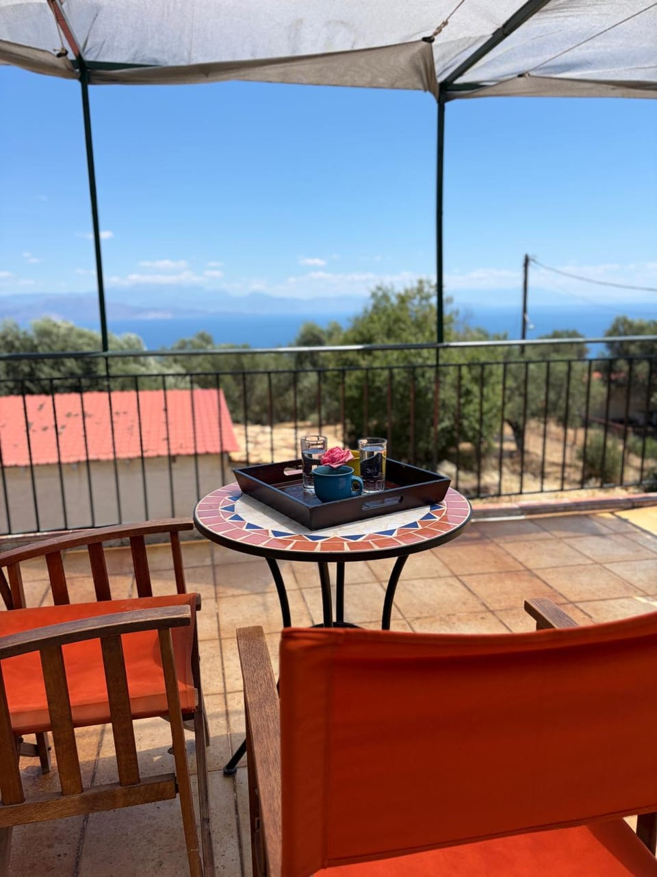 Δωμάτια Εξοχή-With fireplace and view to the sea Country House in Peloponnese, Western Greece and the Ionian