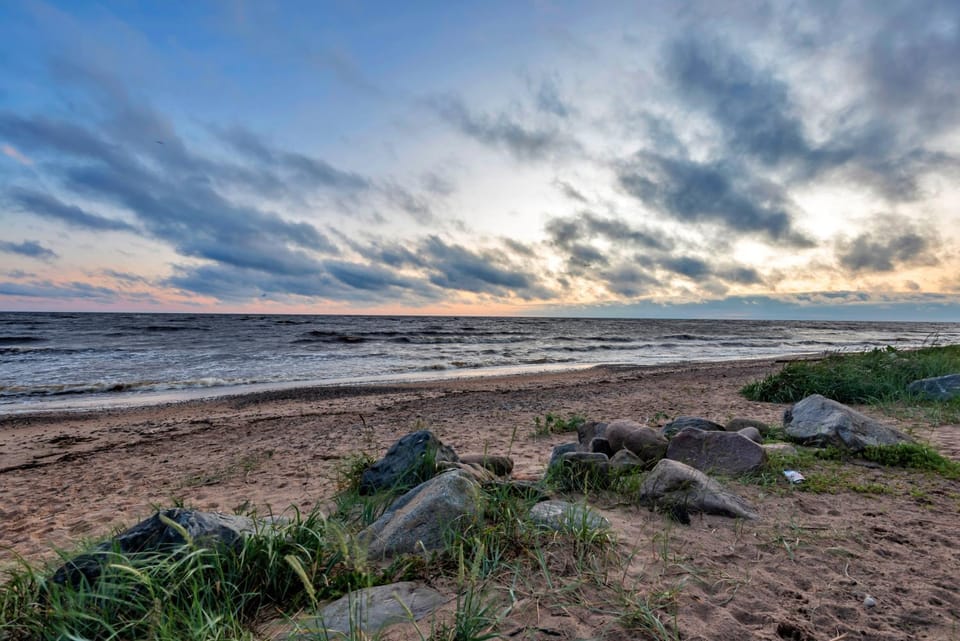 Nearby landmark, Natural landscape, Beach, Sea view, Sunset