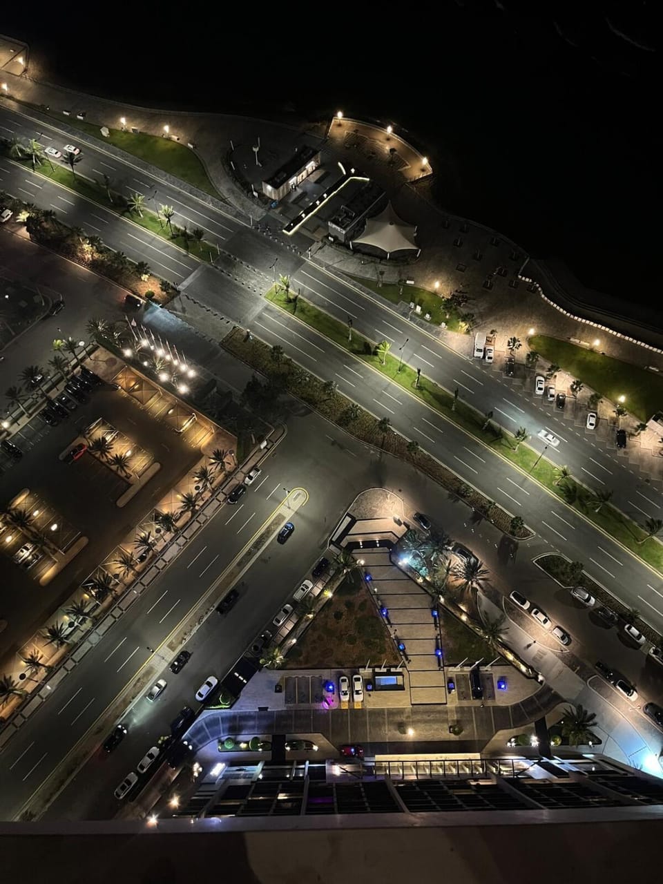 Night, Neighbourhood, Bird's eye view, City view, Location
