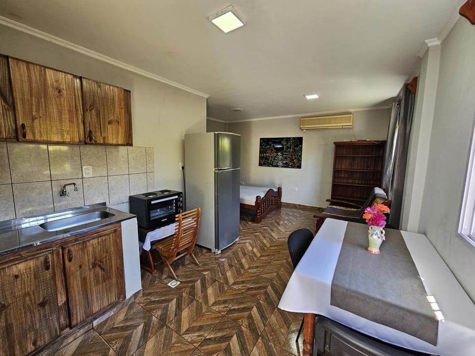 Kitchen or kitchenette, Photo of the whole room, Dining area, oven