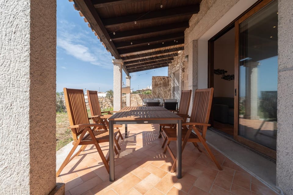 Property building, Patio, Day, Natural landscape, View (from property/room), Dining area