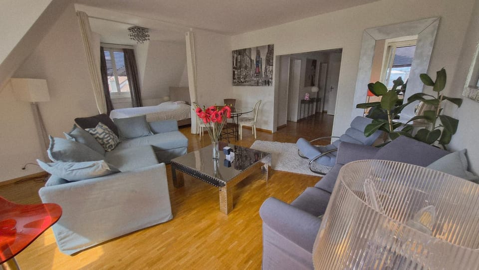 Blue-Lake View Apartment in Geneva