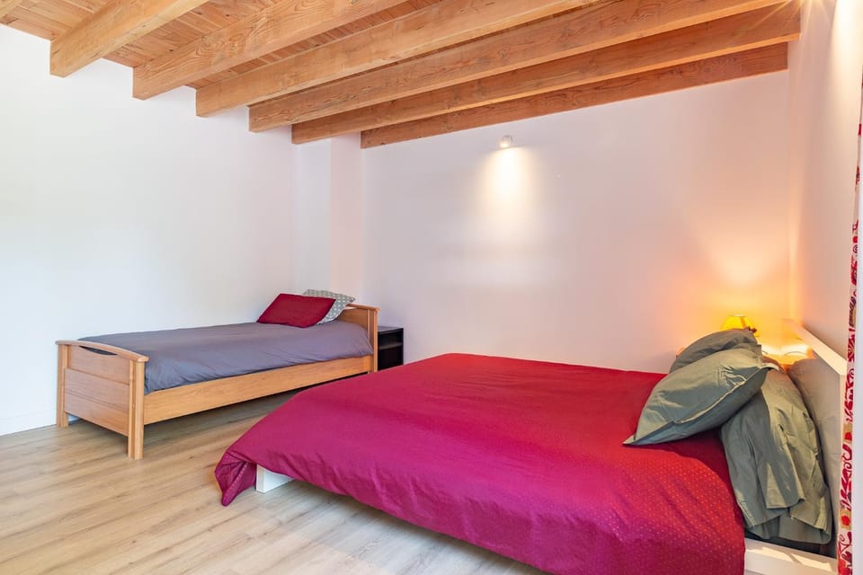 Property building, Living room, Bedroom