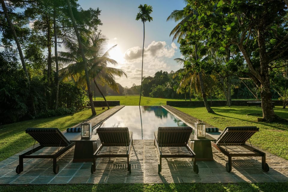 Pool view, Swimming pool, sunbed