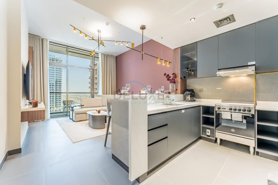 Living room, Dining area, oven, stove, kitchen