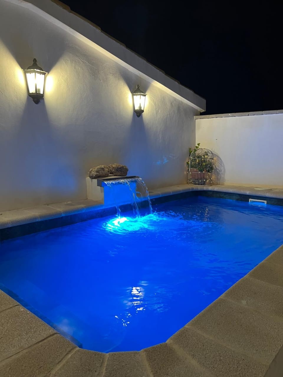 Night, Swimming pool