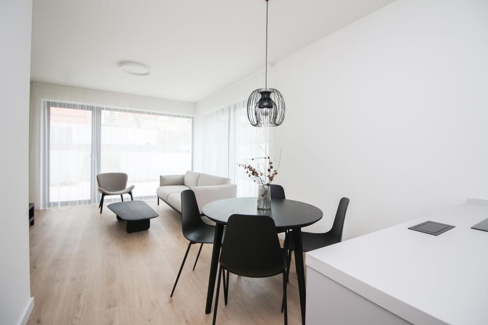 Living room, Seating area, Dining area