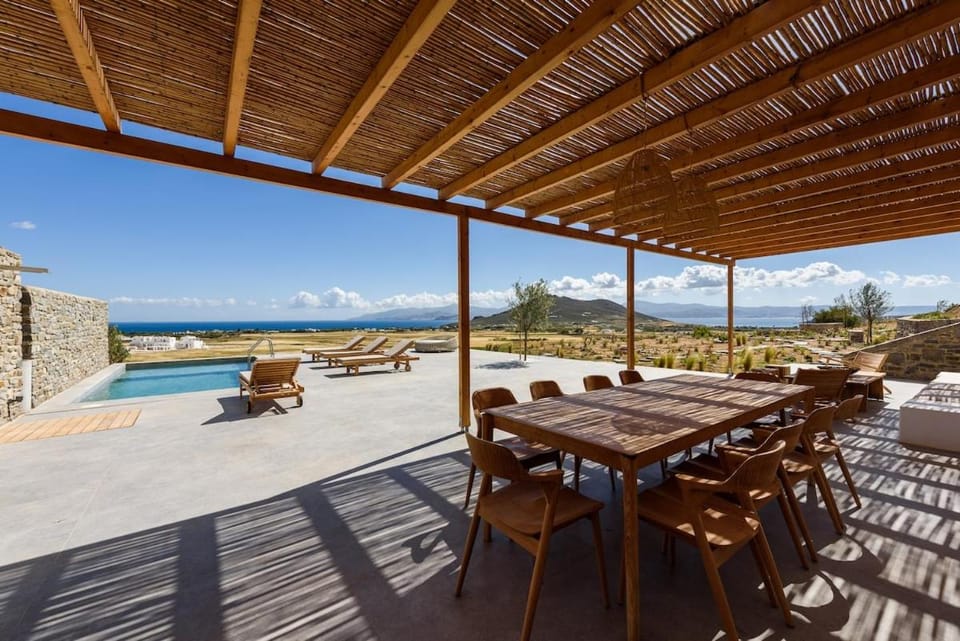 Elevated Villa with Panoramic Sea View Villa in Paros, Greece