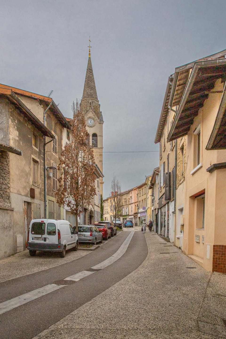 Quiet street view