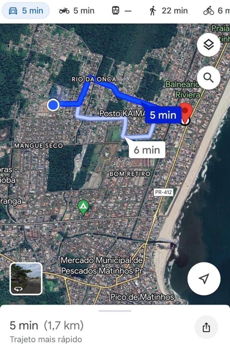 Casa aconchegante em Matinhos com ar condicionado House in State of Paraná