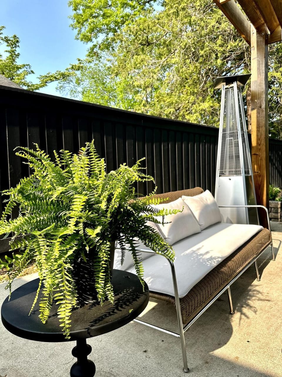Patio, Seating area, Garden view