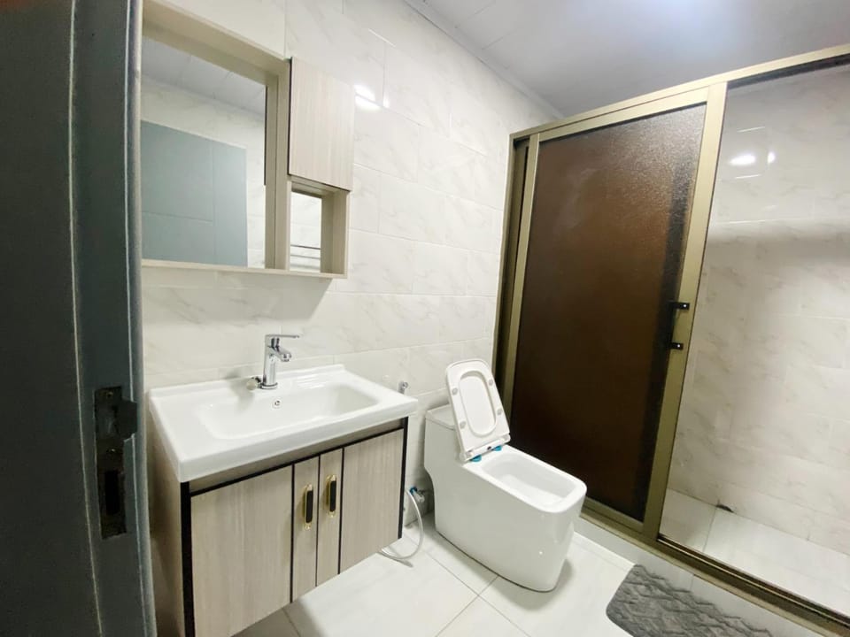 Shower, Toilet, Bathroom, towels
